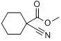 CAS:58920-80-2_1-氰基环己基甲酸甲酯的分子结构