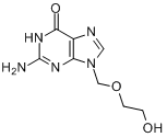 CAS:59277-89-3_阿昔洛韦的分子结构