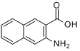 CAS:5959-52-4_3-氨基-2-萘甲酸的分子结构