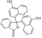 CAS:596-01-0_1-萘酚酞的分子结构
