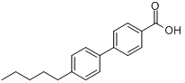 CAS:59662-47-4_4-戊基联苯-4'-羧酸的分子结构