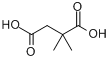 CAS:597-43-3_2,2-二甲基丁二酸的分子结构
