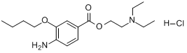 CAS:5987-82-6_盐酸丁氧普鲁卡因的分子结构