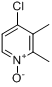 CAS:59886-90-7_2,3-二甲基-4-氯吡啶-N-氧化物的分子结构