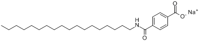 CAS:5994-45-6_4-[(十八烷基氨基)羰基]苯甲酸的分子结构