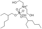 CAS:59965-28-5_磷酸二(2-乙基己基)酯与三乙醇胺的化合物的分子结构