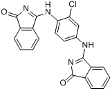 CAS:60009-98-5_3,3'-[(2-氯-1,4-亚苯基)二次氮基]双[2,3-二氢-1H-异吲哚-1-酮的分子结构