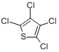CAS:6012-97-1_四氯噻吩的分子结构