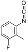 CAS:60221-81-0_3-氟-2-甲基苯基异氰酸酯的分子结构