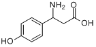 CAS:6049-54-3_3-氨基-3-(4-羟基苯基)丙酸的分子结构