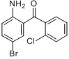 CAS:60773-49-1_2-氨基-5-溴-2'-氯二苯甲酮的分子结构