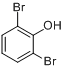 CAS:608-33-3_2,6-二溴苯酚的分子结构