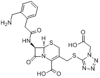 CAS:60925-61-3_头孢雷特的分子结构