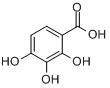 CAS:610-02-6_2,3,4-三羟基苯甲酸的分子结构