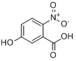 CAS:610-37-7_5-羟基-2-硝基苯甲酸的分子结构
