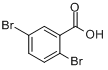 CAS:610-71-9_2,5-二溴苯甲酸的分子结构