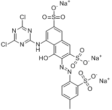 CAS:61109-27-1_活性艳红X-7B的分子结构
