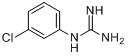 CAS:6145-41-1_3-氯苯基胍的分子结构