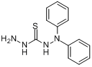CAS:622-03-7_二苯基硫代卡巴肼的分子结构