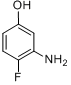 CAS:62257-16-3_3-氨基-4-氟苯酚的分子结构