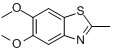 CAS:62306-04-1_5,6-二甲氧基-2-甲基苯并噻唑的分子结构