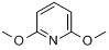 CAS:6231-18-1_2,6-二甲氧基吡啶的分子结构