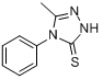 CAS:6232-82-2_2,4-二氢-3-巯基-5-甲基-4-苯基-3H-1,2,4-三唑的分子结构