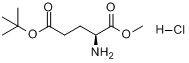 CAS:6234-01-1_OtBu-L-谷氨酸甲酯盐酸盐的分子结构