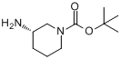 CAS:625471-18-3_(S)-1-Boc-3-氨基哌啶的分子结构