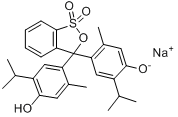 CAS:62625-21-2_百里酚蓝钠盐的分子结构