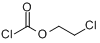 CAS:627-11-2_氯甲酸氯乙酯的分子结构