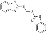 CAS:6270-36-6_2,2'-[亚甲基双(硫)]二苯并噻唑的分子结构