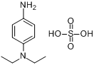 CAS:6283-63-2_对氨基二乙基苯胺硫酸盐的分子结构