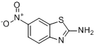 CAS:6285-57-0_2-氨基-6-硝基苯并噻唑的分子结构