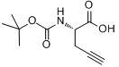 CAS:63039-48-5_Boc-L-炔丙基甘氨酸的分子结构