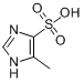 CAS:6307-14-8_5-甲基咪唑-4-磺酸的分子结构