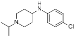 CAS:63260-78-6_4-(4-氯苯基氨基)-1-异丙基哌啶的分子结构