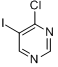 CAS:63558-65-6_4-氯-5-碘嘧啶的分子结构
