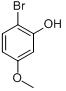 CAS:63604-94-4_2-溴-5-甲氧基苯酚的分子结构
