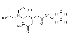 CAS:6381-92-6_乙二胺四乙酸二钠盐的分子结构