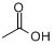 CAS:64-19-7_乙酸的分子结构