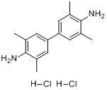 CAS:64285-73-0_3,3',5,5'-四甲基联苯胺盐酸盐的分子结构
