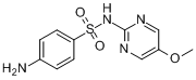CAS:651-06-9_磺胺对甲氧嘧啶的分子结构