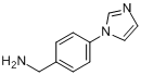 CAS:65113-25-9_4-(1-咪唑基)苯甲胺的分子结构