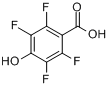 CAS:652-34-6_4-羟基-四氟苯甲酸的分子结构