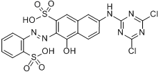 CAS:6522-74-3_活性艳橙X-GN的分子结构