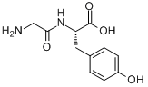 CAS:658-79-7_甘氨酰-L-酪氨酸的分子结构