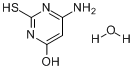 CAS:65802-56-4_4-氨基-6-羟基-2-巯基嘧啶一水物的分子结构