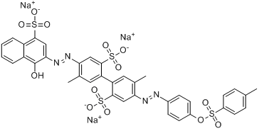 CAS:6598-62-5_C.I.酸性红145的分子结构