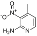 CAS:6635-86-5_2-氨基-4-甲基-3-硝基吡啶的分子结构